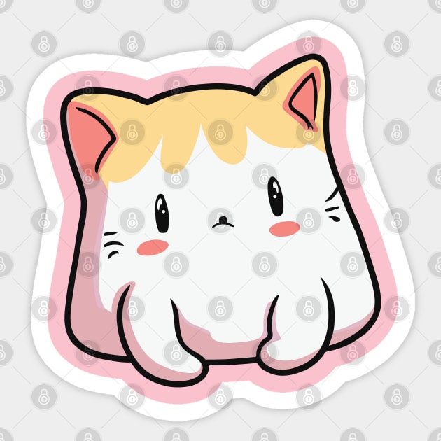 Cute cat cartoon Sticker by Kawaii Bomb